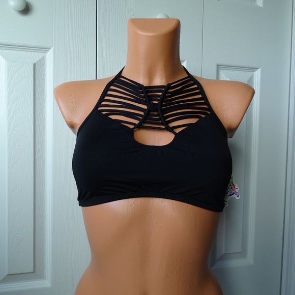 BECCA Other - Becca NWT Electric Current High Neck Bikini Top D